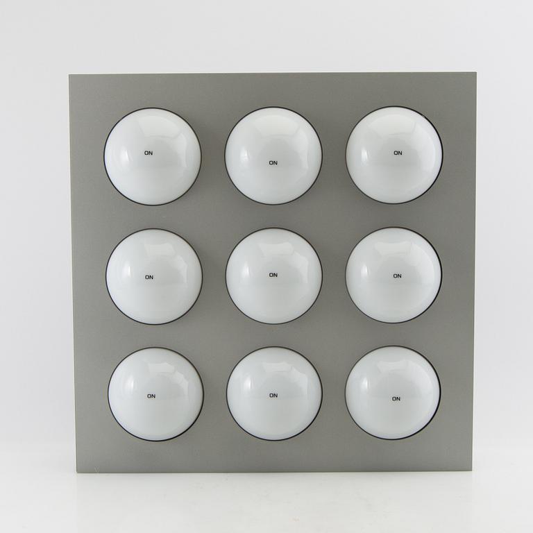 Paul Talman, vägglampa, Fifty Fifty ("ON/OFF"), 1990-tal.
