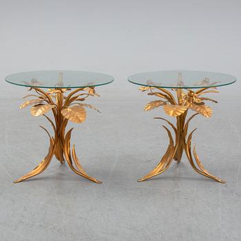 A pair of presumably Italian 1970's/80's occasional tables.