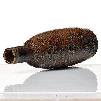 Carl-Harry Stålhane, a unique stoneware vase, Rörstrand, Sweden 1960.