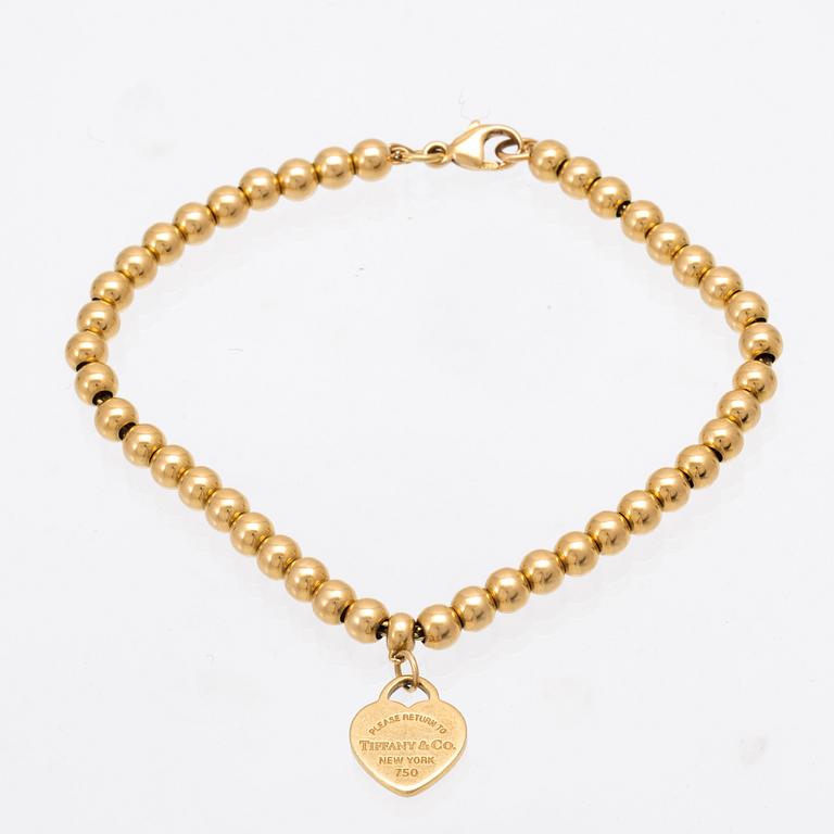 Tiffany & Co, armband "Return to Tiffany" 18K guld.