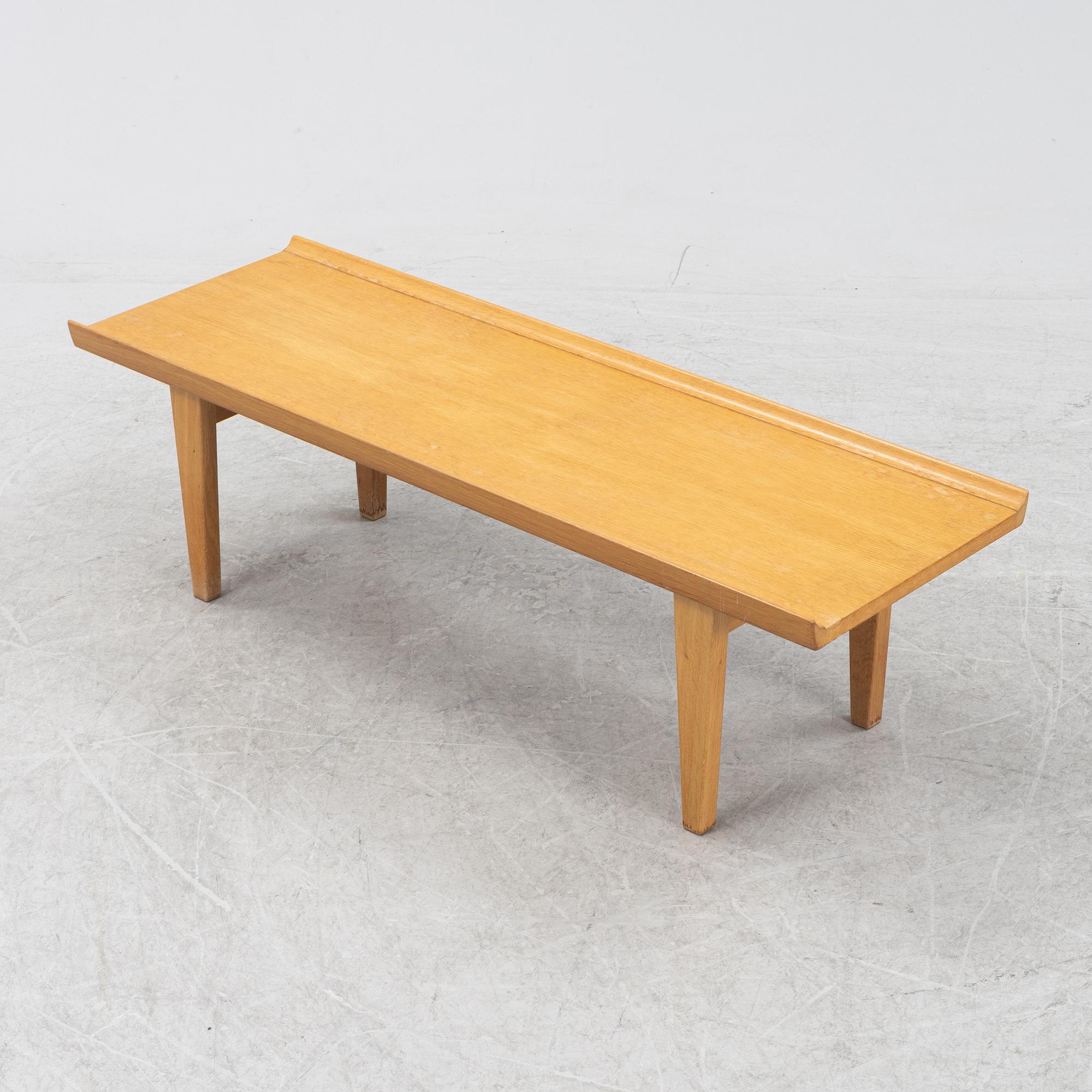 Erik Wørts, soffbord/bänk, "Novett" IKEA, 1960-tal.