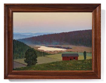 Hilding Werner, Evening landscape.