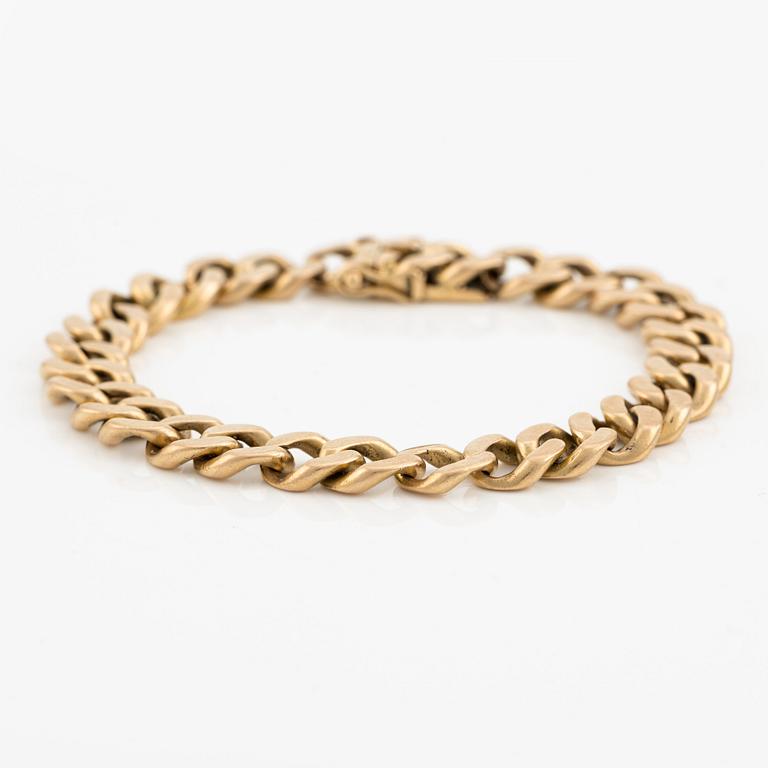 Armlänk 18K guld, pansarlänk.