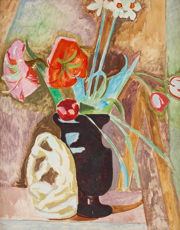 Isaac Grünewald, The black vase.