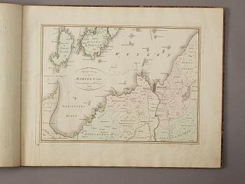 NILS GUSTAV WERMING (1769-1820), Atlas with maps of towns in Sweden, 1806-19.