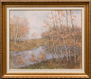 OLAVI HURMERINTA, öljy kankaalle, signeerattu ja päivätty 1986.