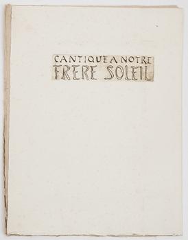 Roger Bissière, "Cantique à notre frère Soleil".