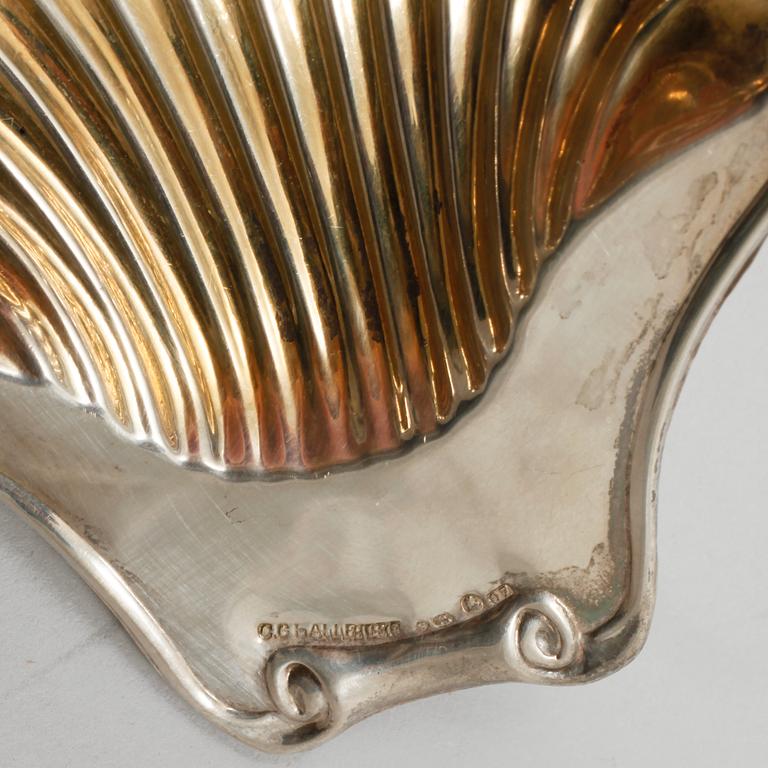 FAT, 6 st, silver,  stämplade L&S samt C.G Hallberg, Stockholm, 1916, vikt 185 gram.