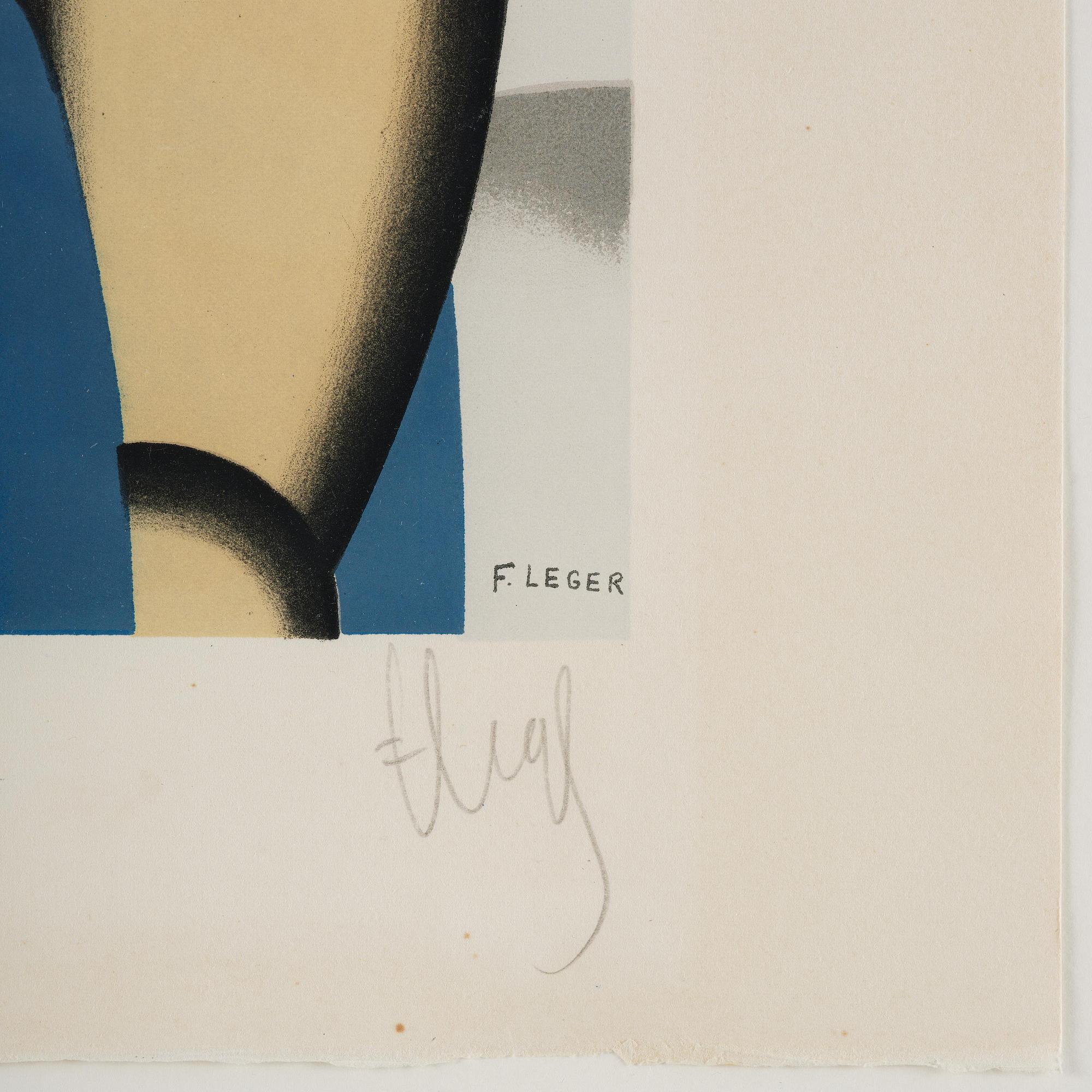 Fernand Léger, after, "La lecture".