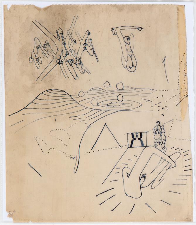 Roberto Matta, Utan titel (Salamander).