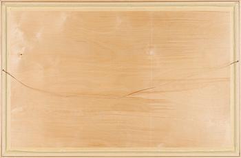 Birger Kaipiainen, piirros, tussi vanerille, signeerattu ja päivätty -46.