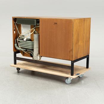A walnut veneered drinks cabinet, Silkeborg, Denmark, 1960's.