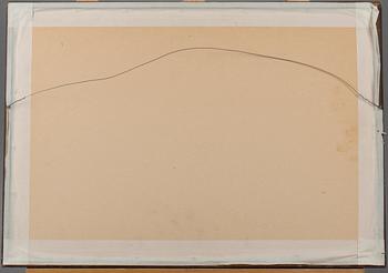 CRIS AF ENEHIELM, olja på papper, signerad.