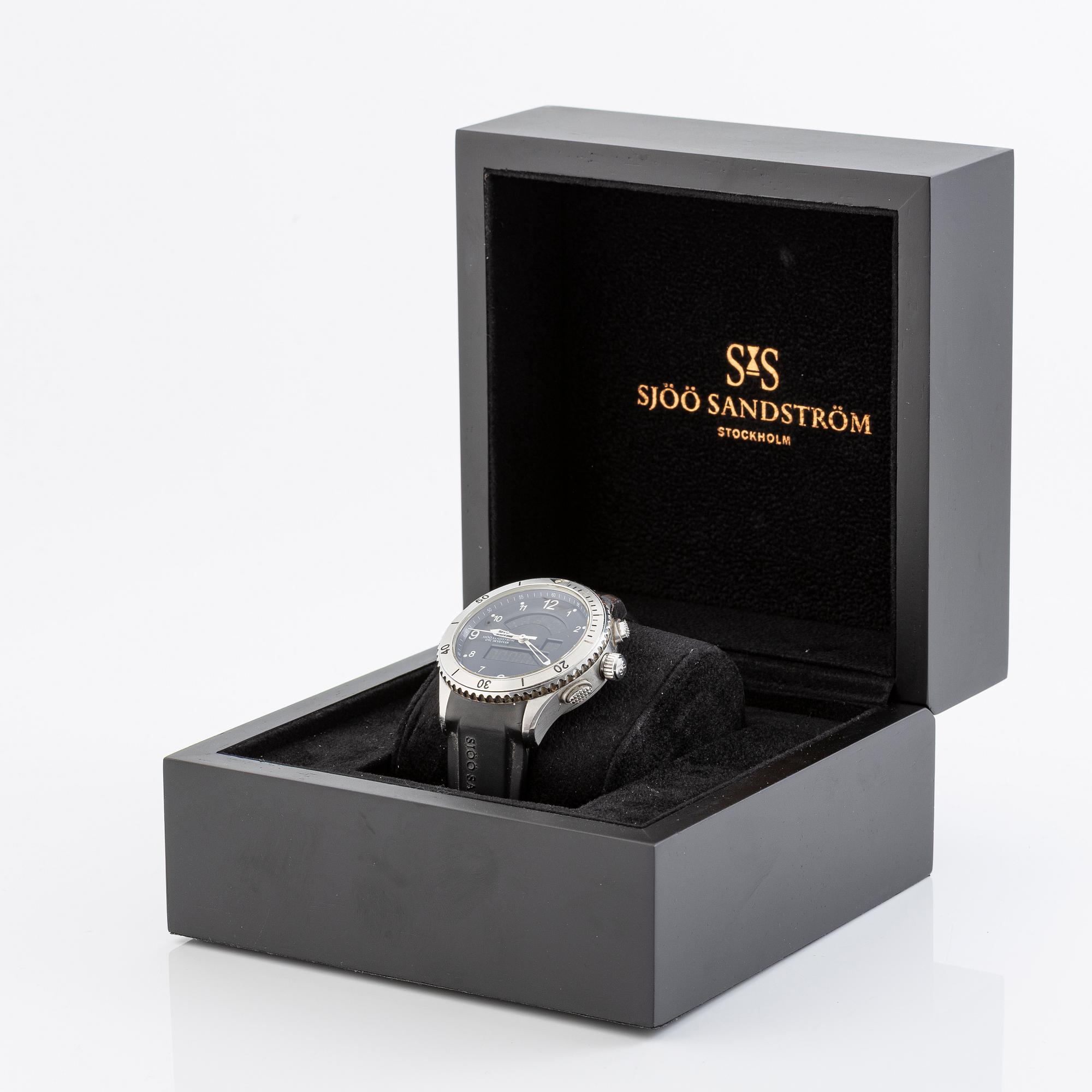 Sjöö Sandström, UTC Skydiver, armbandsur, 44,2 mm.