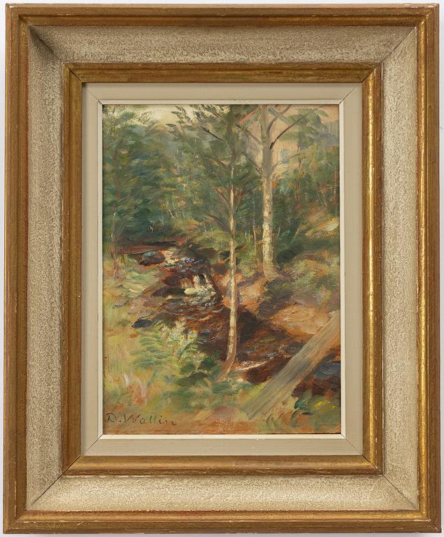 David Wallin, "Bäck, motif from Nyhyttan, Bergslagen".