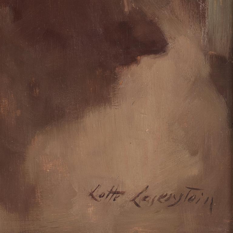 Lotte Laserstein, Woman and violinist.