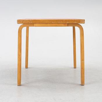 Alvar Aalto, a set of four model N65 children's chairs with table, Artek, Finland.