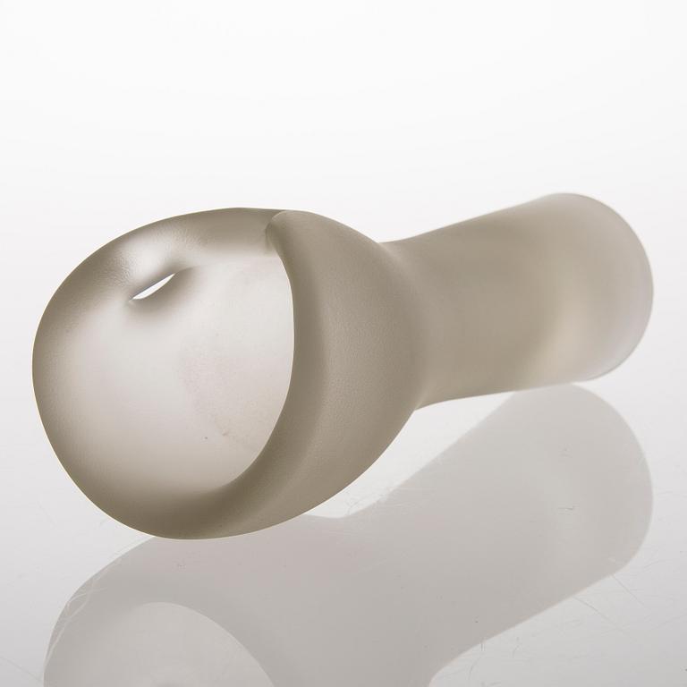 A 'Devil's Fist' glass sculpture with unclear signature.
