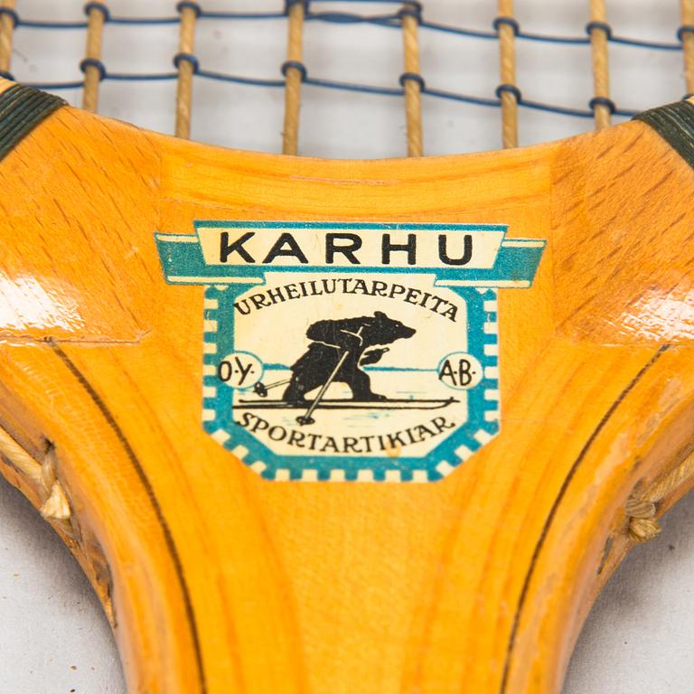 Tennismailoja, 3 kpl, Williams & Co, Paris och Karhu Urheilutarpeita Oy Sportartiklar Ab,