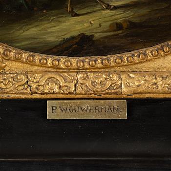 Philips Wouwerman, hans art, olja på pannå,