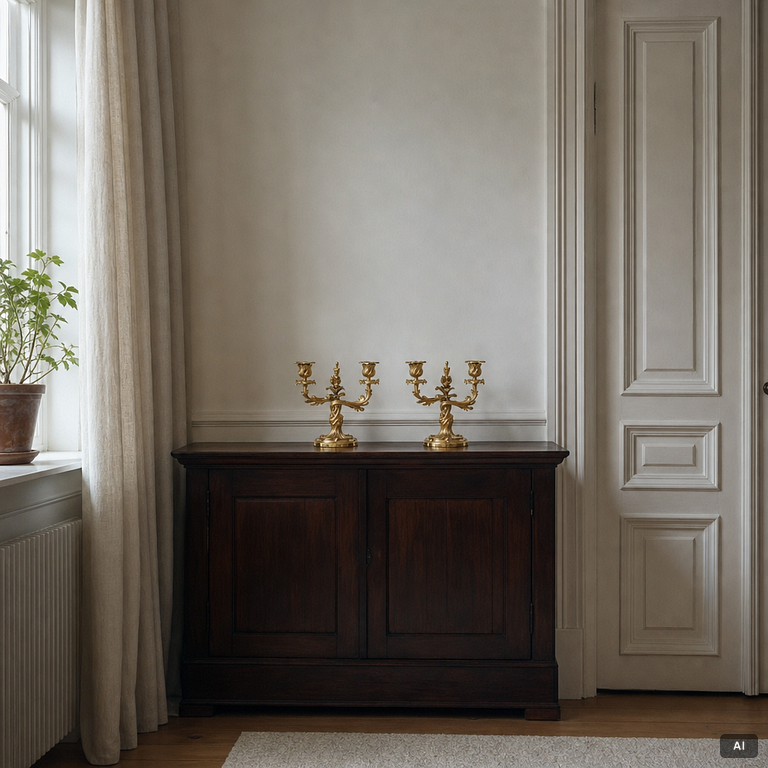 Kandelabrar, ett par, Louis XV-stil, Frankrike, sent 1800-tal.