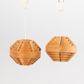 Hans-Agne Jakobsson, ceiling lamps 1 pair, AB Ellysett Markaryd.
