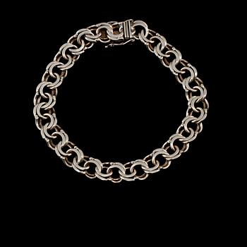 ARMLÄNK, sterlingsilver, Guldfynd, Solna. Vikt 18 g.