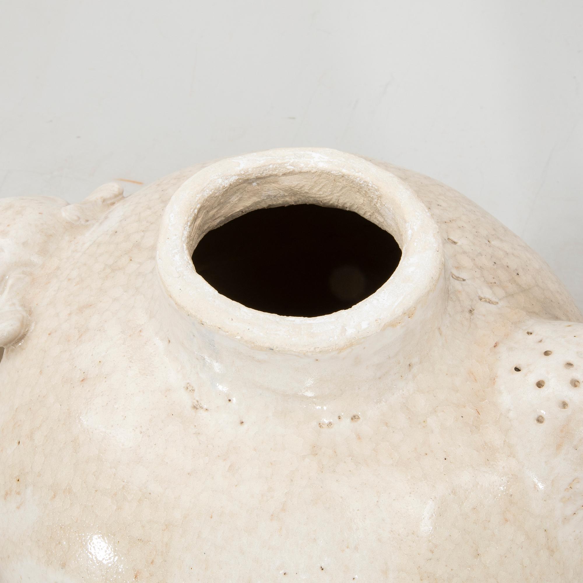Gösta Grähs, signed stoneware teapot floor model own workshop.
