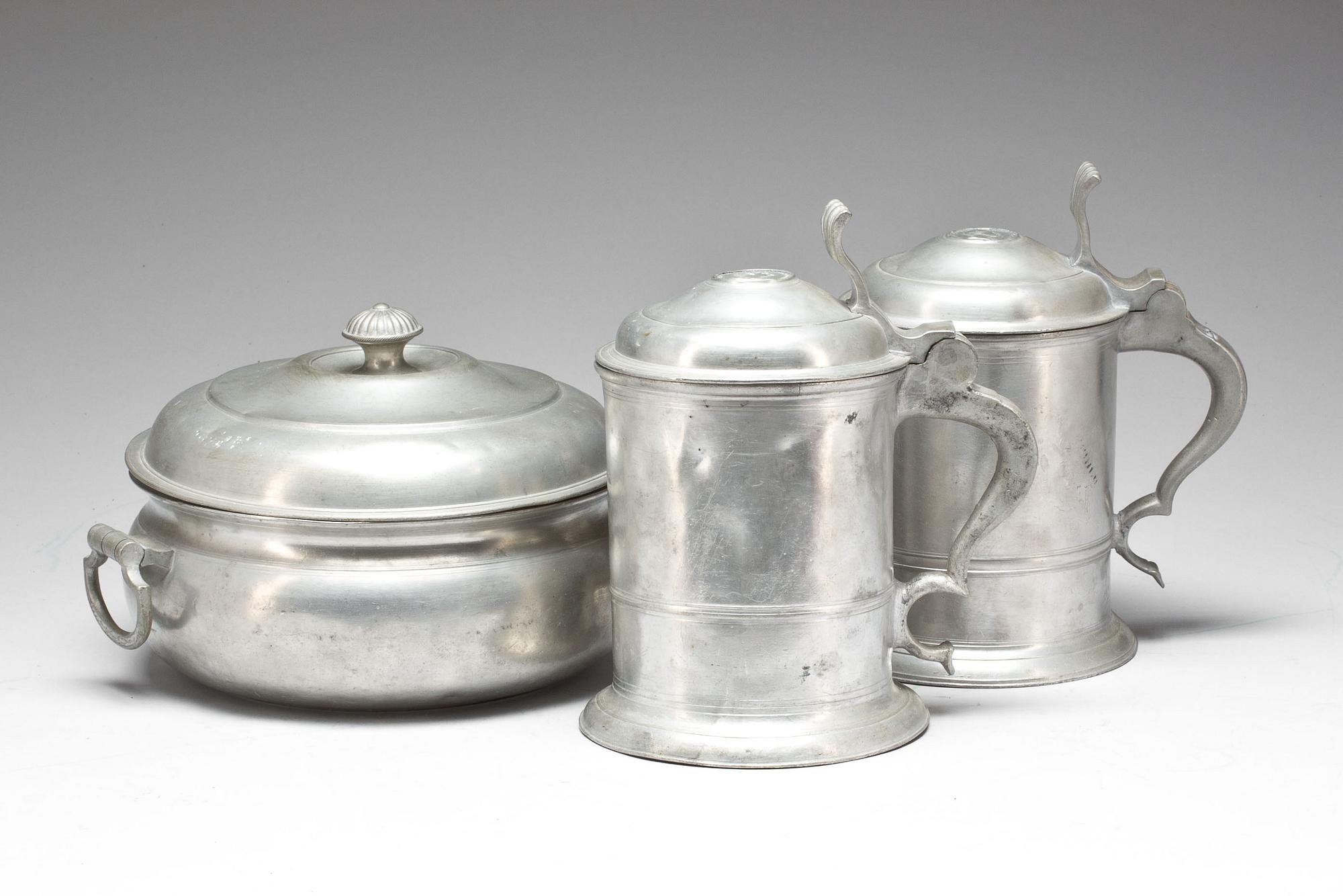 PARTI TENN, 3 delar, 1800-tal.