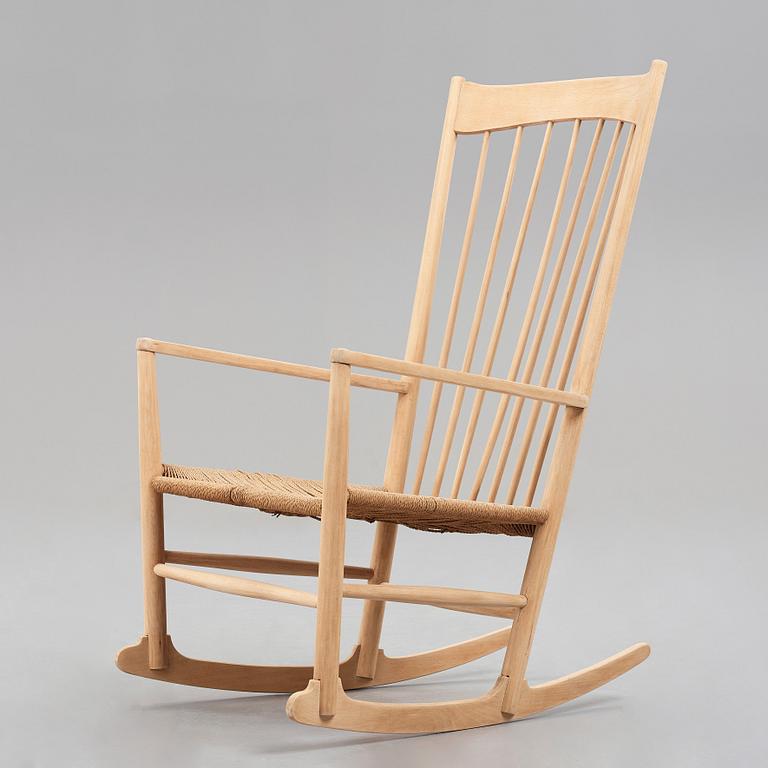 HANS J WEGNER, a rocking chair, model J12, FDB Møbler, Denmark, 1940's.