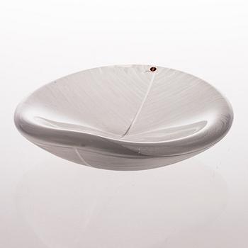 TAPIO WIRKKALA Leaf glass bowl signed Tapio Wirkkala  3337.