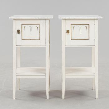 NATTDUKSBORD, ett par, 1900-talets första hälft.