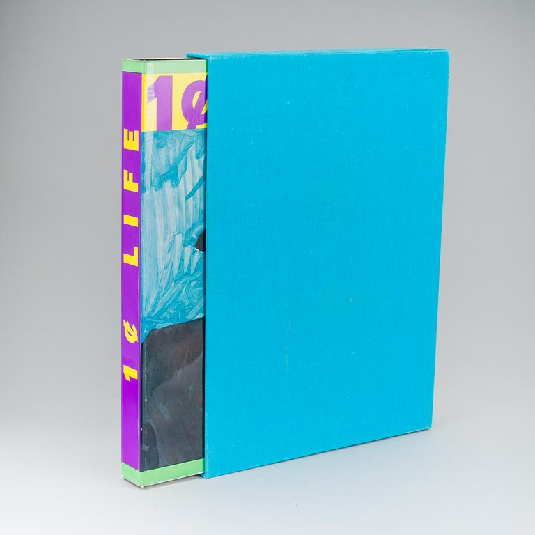 BOOK, "ONE CENT LIFE", Walasse Ting, edited by Sam Francis and published by E.W. Kornfeld, Bern, 1964. Edition 740/2000.
