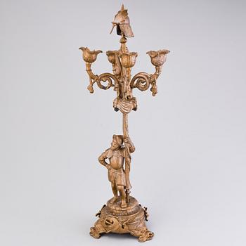 KANDELABER, kopparmetallegering, 1800-talets slut.