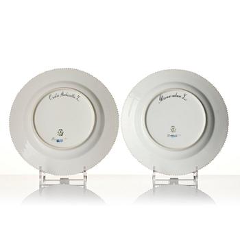 A Royal Copenhagen 'Flora Danica' service for two, Denmark, 20th century. (12 pieces).