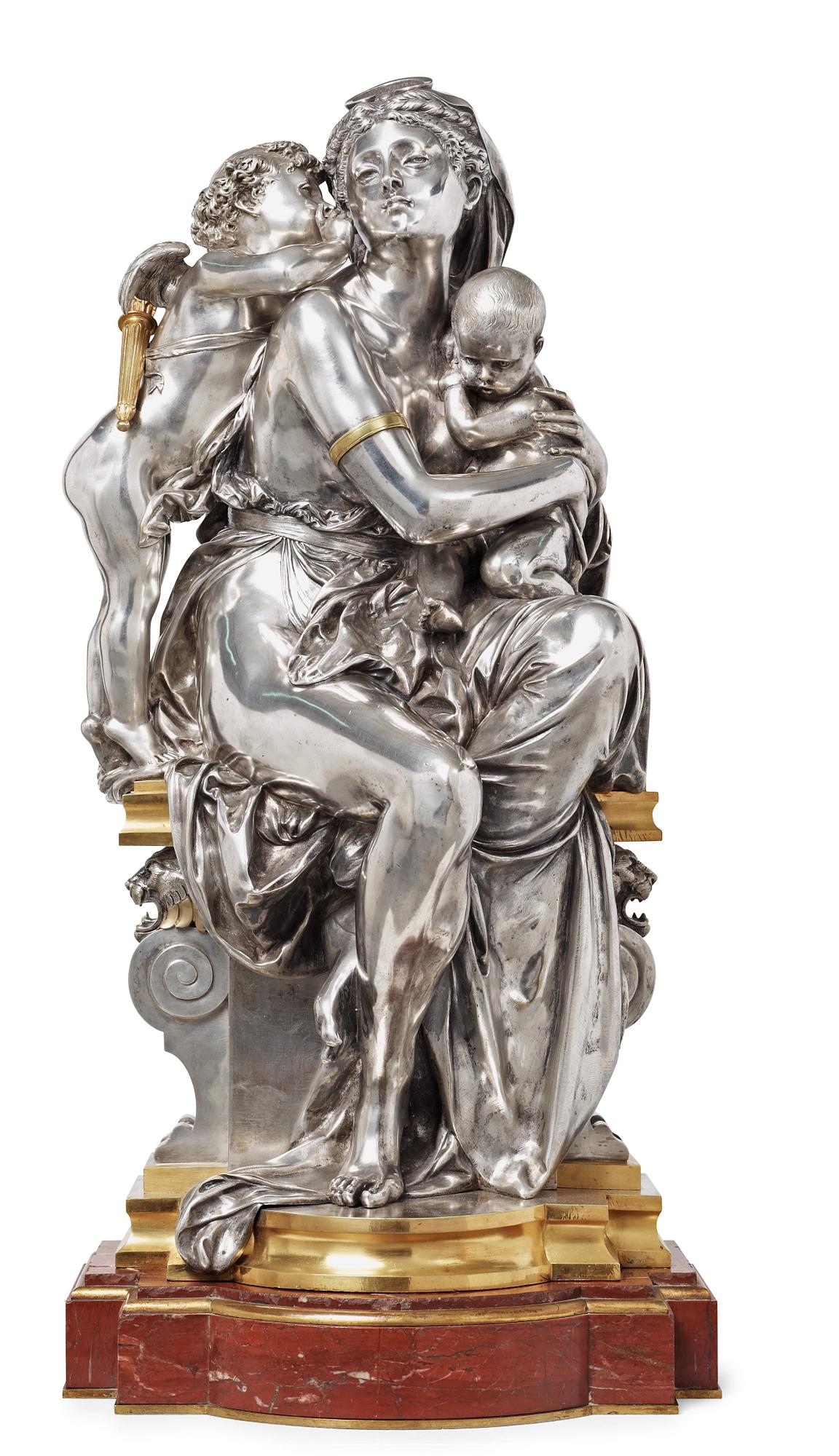 Albert Carrier-Belleuse, "Entre deux Amours" (= Between two loves).