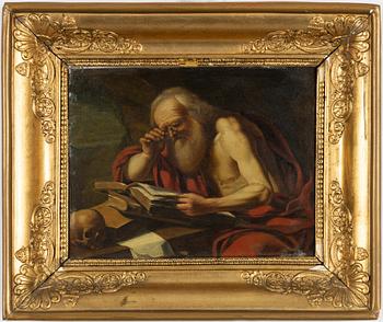 Okänd konstnär, 1700-talets slut, St Hieronymus.