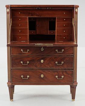 A late Gustavian secretaire by C. D. Fick.