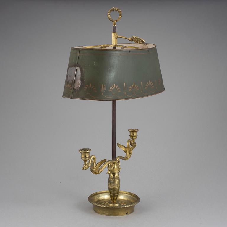 BOUILOTTE LAMPA, empire stil, 1800-tal.