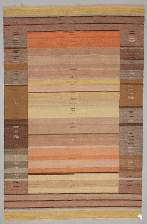 A FLAT WEAVE CARPET, for Aaltosen Mattokutomo Kiikka, Finland 1930s.