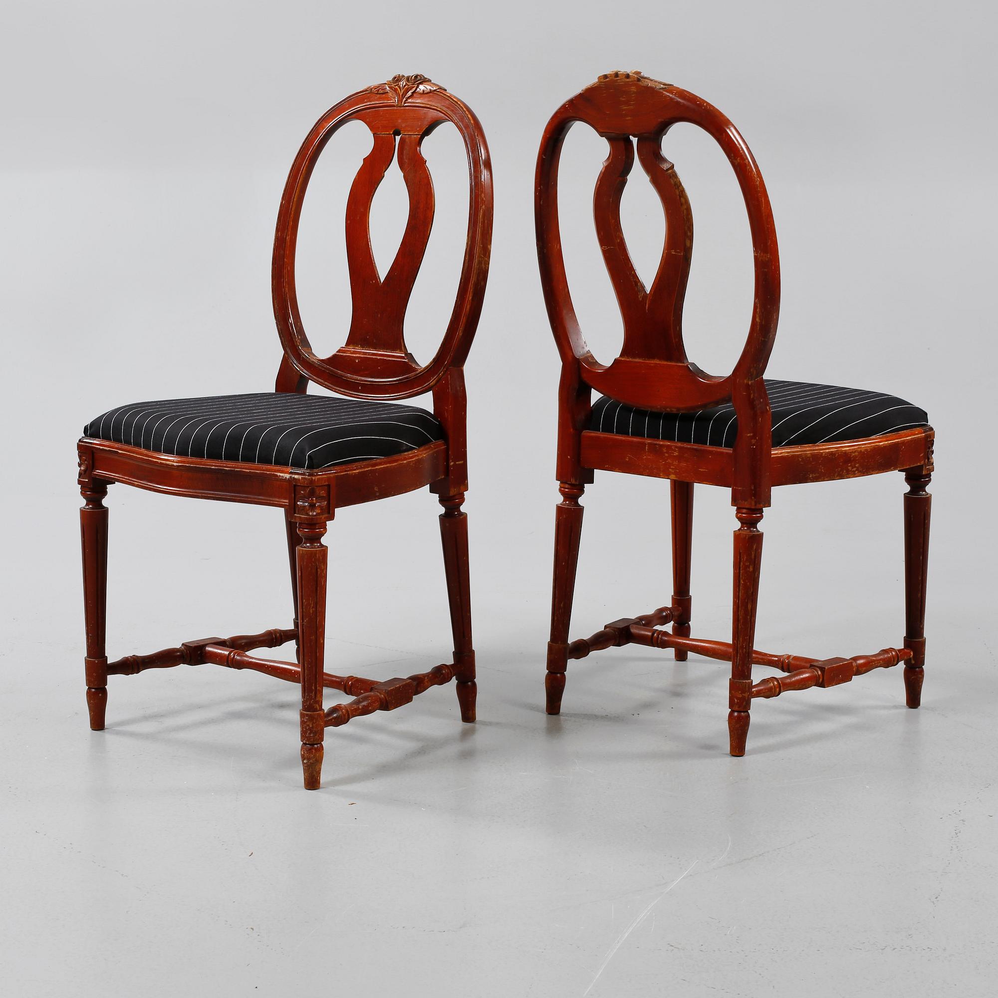 STOLAR, 4 st, "Svenska modellen", 1900-talets fjärde kvartal.