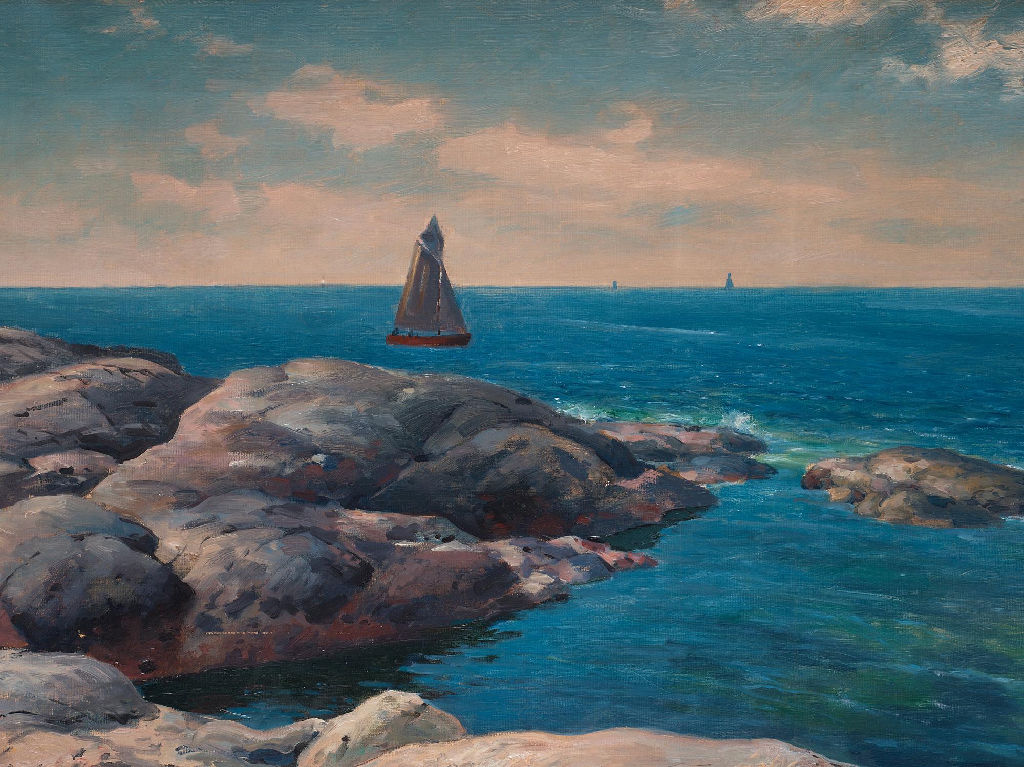 Vy mot Pater Noster från Marstrand.