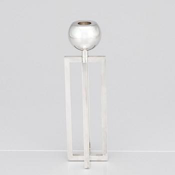 Sigurd Persson, a silver candlestick, Stockholm 1963, executed by the silversmith Johann Wist.