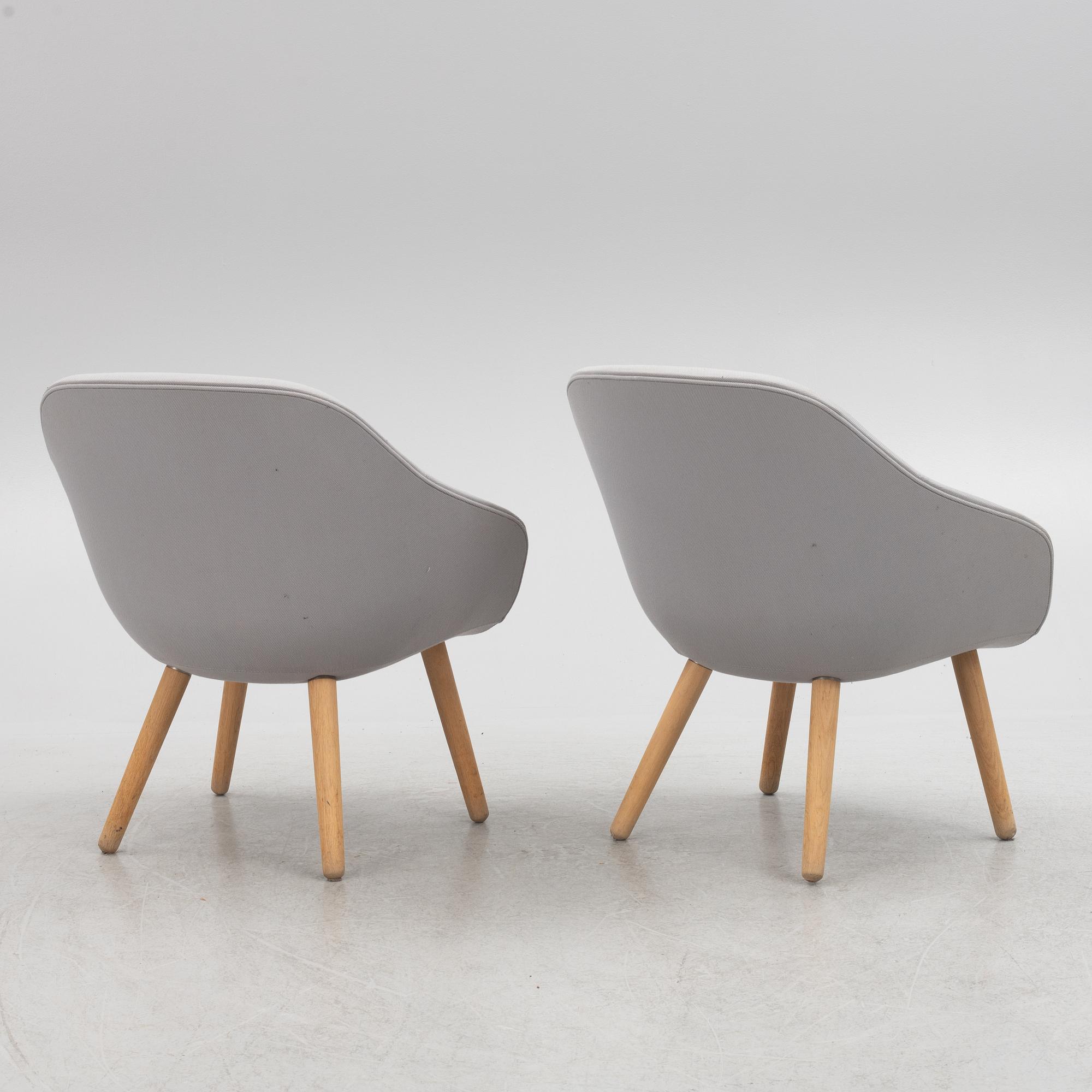 Hee Welling, a pair of "About a lounge" chairs, HAY,.