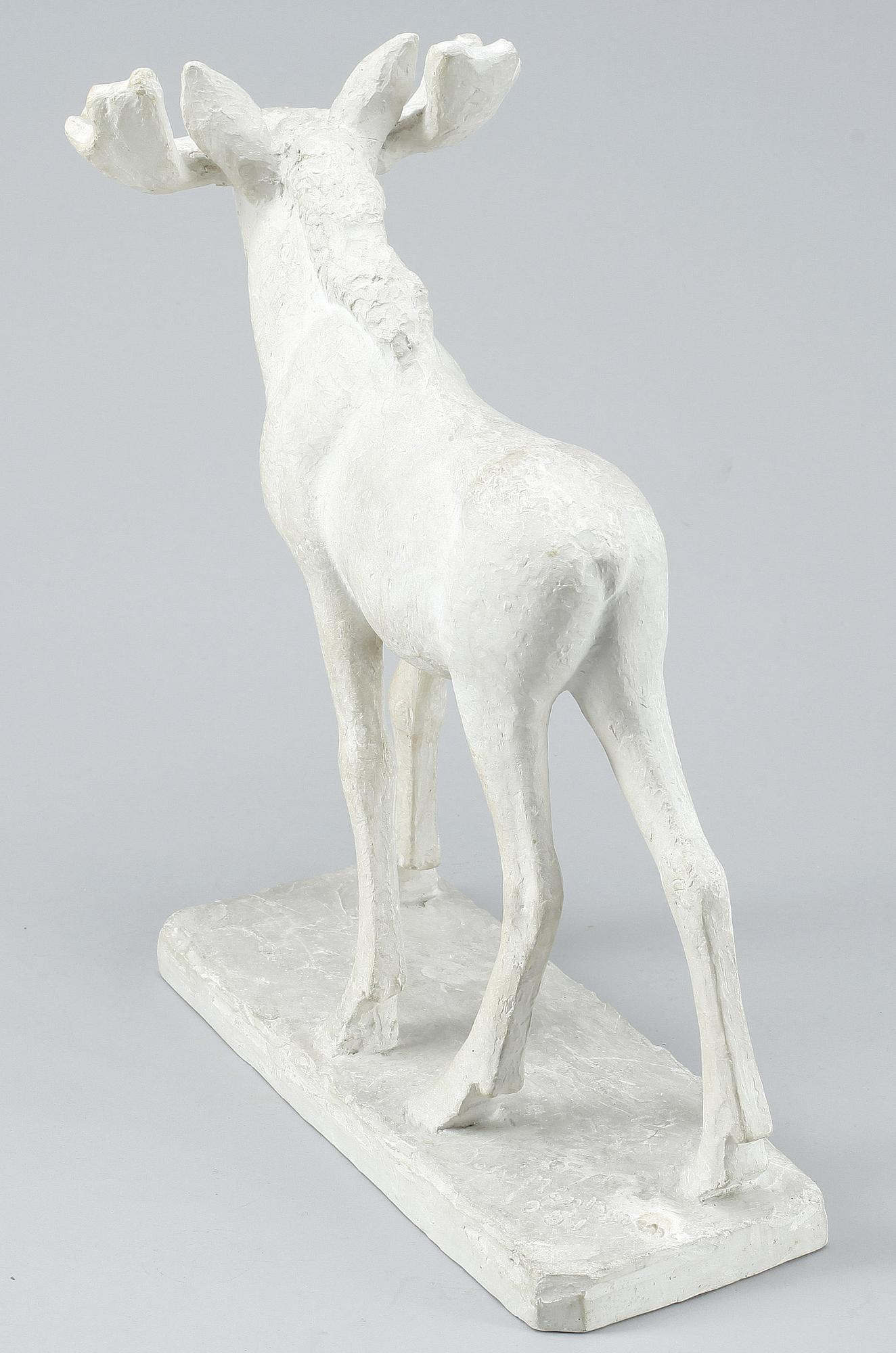 JUSSI MÄNTYNEN, skulptur, gips, signerad och daterad 1951.