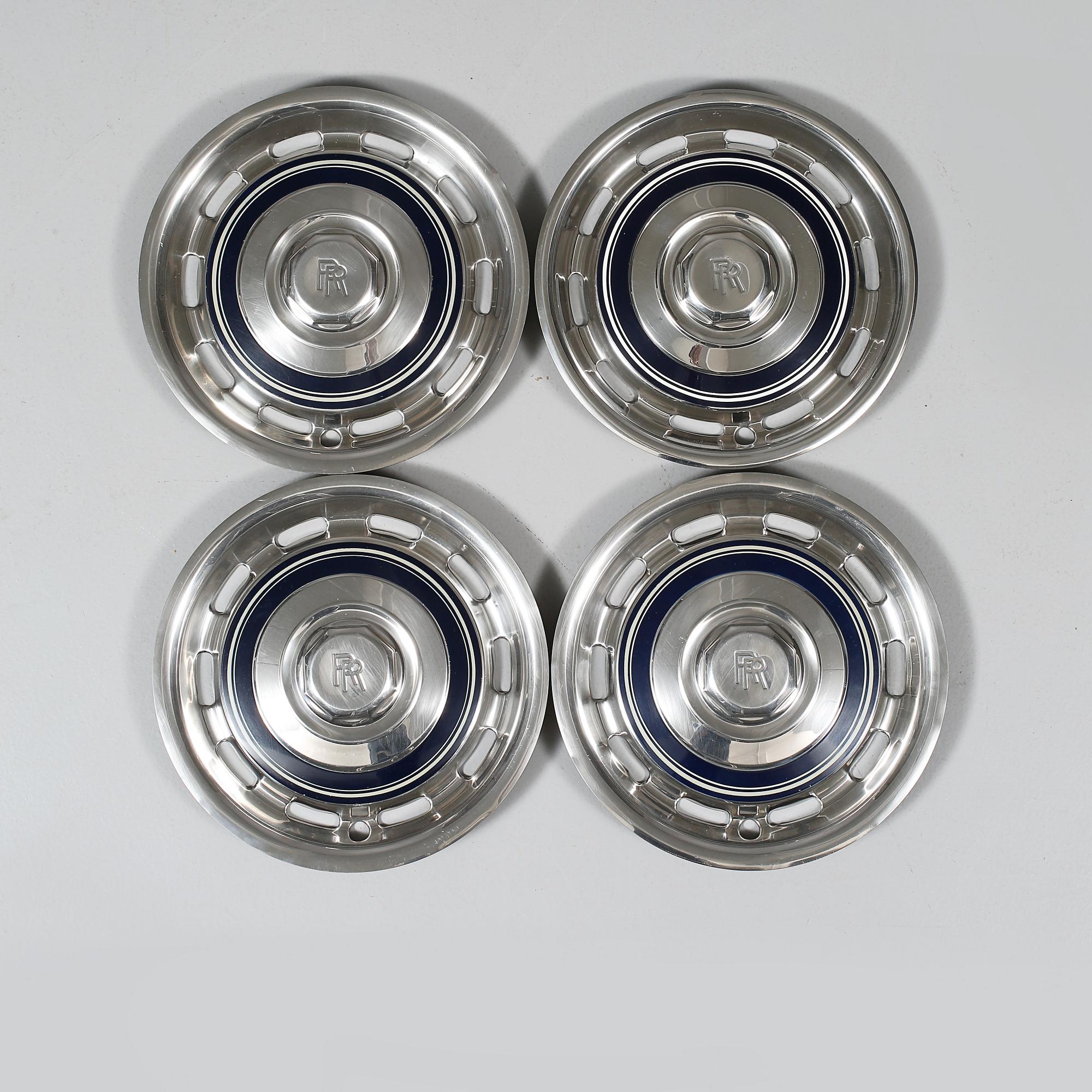 NAVKAPSLAR, 4 st, metall, Rolls Royce, 1900-tal.