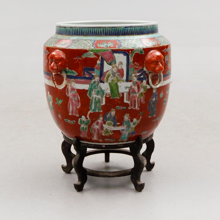 URNA, porslin, Kina, 1900-/2000-tal.