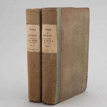 Mill: A System of Logic, första upplagan, 1843  (2 vol).