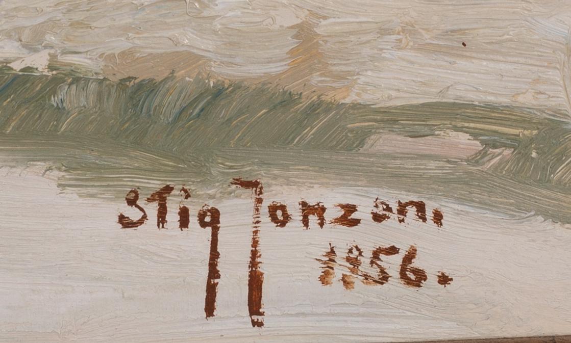 Stig Jonzon, Motif from Riddarholmen.