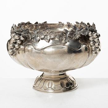 Decorative bowl / planter, silver, 20th century.